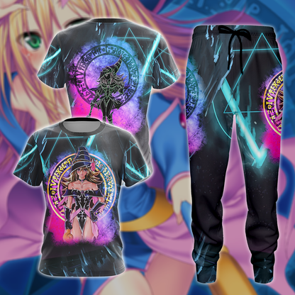 Yu-gi-oh! Dark Magician Girl 3D All Over Print T-shirt Tank Top Zip Hoodie Pullover Hoodie Hawaiian Shirt Beach Shorts Jogger