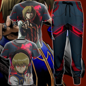 Hunter x Hunber Kurapika 3D All Over Print T-shirt Tank Top Zip Hoodie Pullover Hoodie Hawaiian Shirt Beach Shorts Jogger   