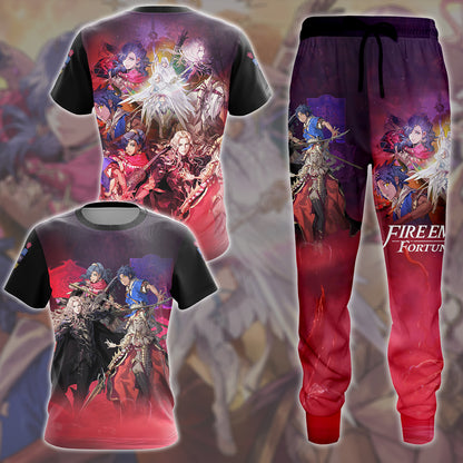 Fire Emblem: Fortune's Weave Video Game All Over Printed T-shirt Tank Top Zip Hoodie Pullover Hoodie Hawaiian Shirt Beach Shorts Joggers