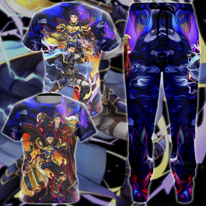 Fire Emblem Hector Video Game 3D All Over Print T-shirt Tank Top Zip Hoodie Pullover Hoodie Hawaiian Shirt Beach Shorts Jogger   