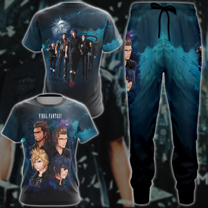 Final Fantasy XV Video Game 3D All Over Printed T-shirt Tank Top Zip Hoodie Pullover Hoodie Hawaiian Shirt Beach Shorts Jogger   