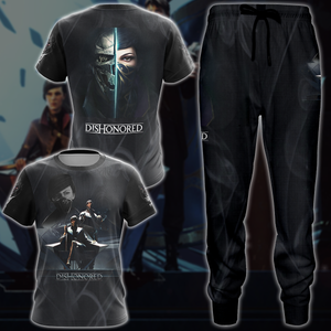 Dishonored 2 Video Game 3D All Over Printed T-shirt Tank Top Zip Hoodie Pullover Hoodie Hawaiian Shirt Beach Shorts Jogger   