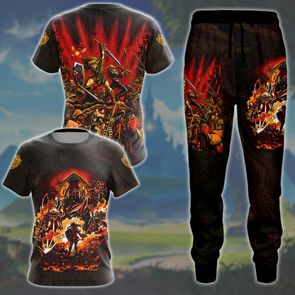 The Legend of Zelda Ocarina of Time Video Game All Over Printed T-shirt Tank Top Zip Hoodie Pullover Hoodie Hawaiian Shirt Beach Shorts Joggers