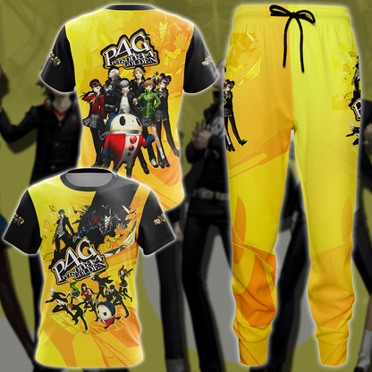 Persona 4 Golden Video Game 3D All Over Printed T-shirt Tank Top Zip Hoodie Pullover Hoodie Hawaiian Shirt Beach Shorts Jogger