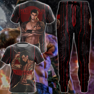 Final Fantasy XV Gladiolus Amicitia Video Game 3D All Over Print T-shirt Tank Top Zip Hoodie Pullover Hoodie Hawaiian Shirt Beach Shorts Jogger   