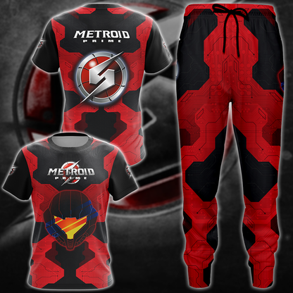 Metroid Prime Remastered Video Game 3D All Over Printed T-shirt Tank Top Zip Hoodie Pullover Hoodie Hawaiian Shirt Beach Shorts Jogger