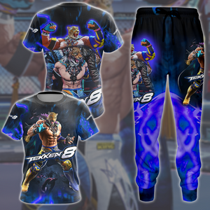 Tekken 8 King Video Game All Over Printed T-shirt Tank Top Zip Hoodie Pullover Hoodie Hawaiian Shirt Beach Shorts Joggers   