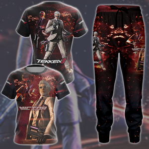 Tekken 8 Victor Video Game All Over Printed T-shirt Tank Top Zip Hoodie Pullover Hoodie Hawaiian Shirt Beach Shorts Joggers   