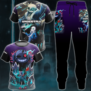 Undertale Video Game 3D All Over Printed T-shirt Tank Top Zip Hoodie Pullover Hoodie Hawaiian Shirt Beach Shorts Joggers   