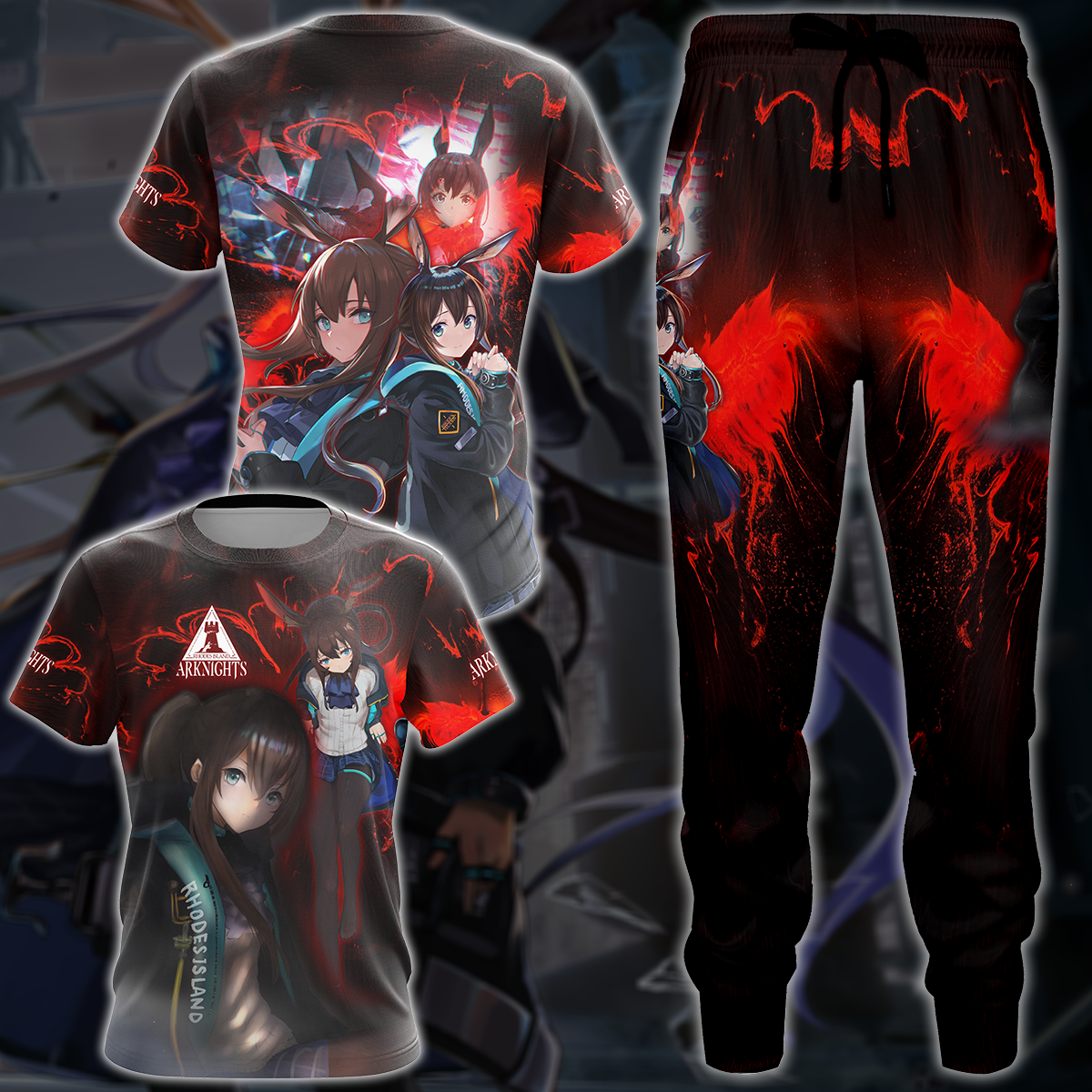 Arknights Video Game 3D All Over Print T-shirt Tank Top Zip Hoodie Pullover Hoodie Hawaiian Shirt Beach Shorts Jogger