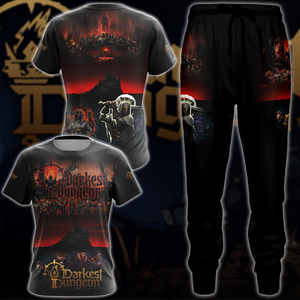 Darkest Dungeon Video Game 3D All Over Print T-shirt Tank Top Zip Hoodie Pullover Hoodie Hawaiian Shirt Beach Shorts Jogger   