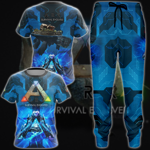 ARK: Survival Evolved Video Game 3D All Over Printed T-shirt Tank Top Zip Hoodie Pullover Hoodie Hawaiian Shirt Beach Shorts Jogger   