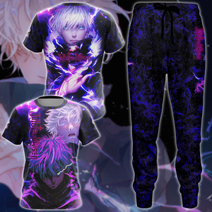 Jujutsu Kaisen Gojo Satoru 3D All Over Print T-shirt Tank Top Zip Hoodie Pullover Hoodie Hawaiian Shirt Beach Shorts Jogger   