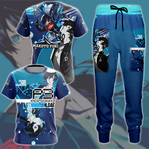 Persona 3 Reload Makoto Yuki Video Game All Over Printed T-shirt Tank Top Zip Hoodie Pullover Hoodie Hawaiian Shirt Beach Shorts Joggers   