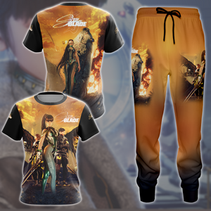 Stellar Blade Video Game All Over Printed T-shirt Tank Top Zip Hoodie Pullover Hoodie Hawaiian Shirt Beach Shorts Joggers   