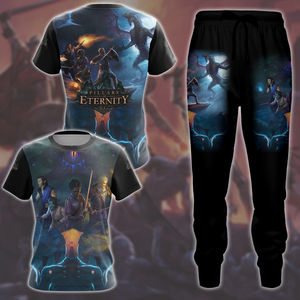 Pillars of Eternity Video Game All Over Printed T-shirt Tank Top Zip Hoodie Pullover Hoodie Hawaiian Shirt Beach Shorts Joggers   