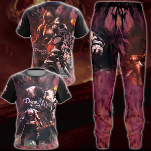 Demon's Souls Video Game 3D All Over Printed T-shirt Tank Top Zip Hoodie Pullover Hoodie Hawaiian Shirt Beach Shorts Jogger   