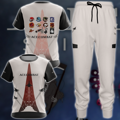 Ace Combat Video Game 3D All Over Printed T-shirt Tank Top Zip Hoodie Pullover Hoodie Hawaiian Shirt Beach Shorts Joggers