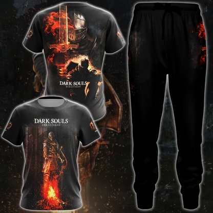 Dark Souls Remastered Video Game 3D All Over Printed T-shirt Tank Top Zip Hoodie Pullover Hoodie Hawaiian Shirt Beach Shorts Jogger