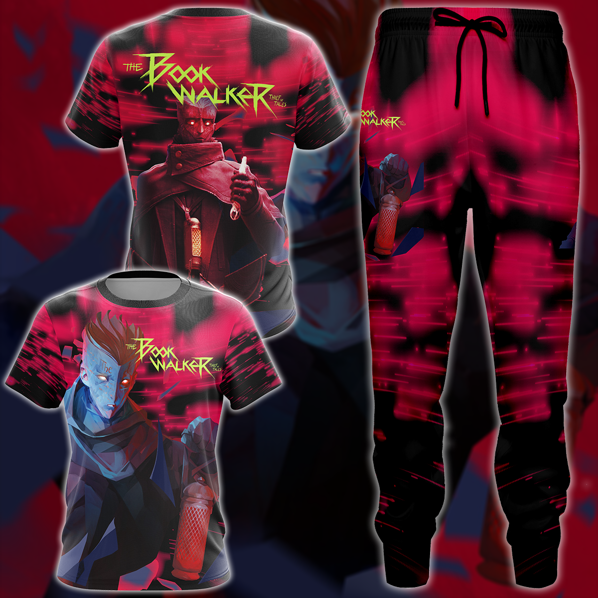 Bookwalker: Thief of Tales Video Game 3D All Over Printed T-shirt Tank Top Zip Hoodie Pullover Hoodie Hawaiian Shirt Beach Shorts Jogger