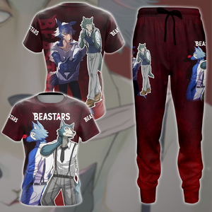 BEASTARS Anime All Over Printed T-shirt Tank Top Zip Hoodie Pullover Hoodie Hawaiian Shirt Beach Shorts Joggers