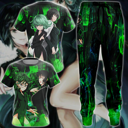 One Punch Man Tatsumaki & Fubuki 3D All Over Print T-shirt Tank Top Zip Hoodie Pullover Hoodie Hawaiian Shirt Beach Shorts Jogger