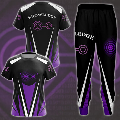 Digimon Crest Of Knowledge Video Game All Over Printed T-shirt Tank Top Zip Hoodie Pullover Hoodie Hawaiian Shirt Beach Shorts Joggers