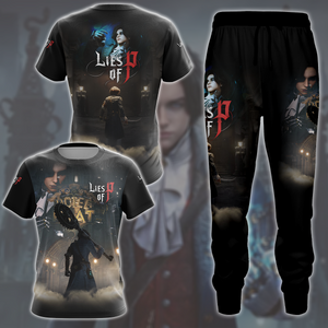 Lies of P Video Game All Over Printed T-shirt Tank Top Zip Hoodie Pullover Hoodie Hawaiian Shirt Beach Shorts Joggers   