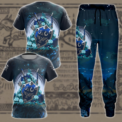 The Legend of Zelda Legendary Artifacts Video Game All Over Printed T-shirt Tank Top Zip Hoodie Pullover Hoodie Hawaiian Shirt Beach Shorts Joggers