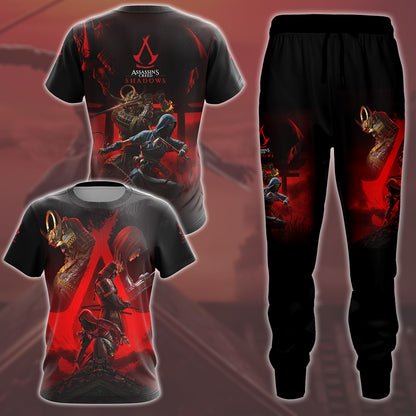 Assassin's Creed Shadows Video Game All Over Printed T-shirt Tank Top Zip Hoodie Pullover Hoodie Hawaiian Shirt Beach Shorts Joggers