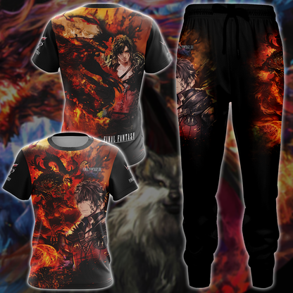 Final Fantasy XVI Video Game 3D All Over Printed T-shirt Tank Top Zip Hoodie Pullover Hoodie Hawaiian Shirt Beach Shorts Jogger