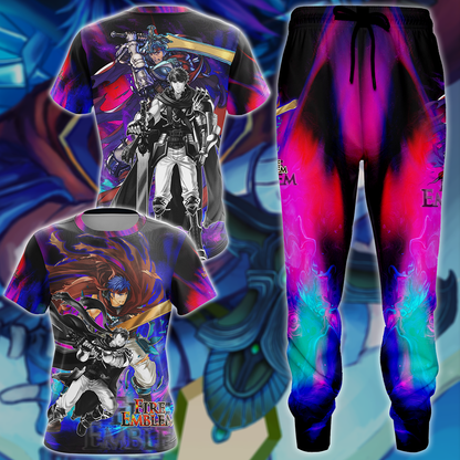 Fire Emblem: Path of Radiance - Ike Video Game 3D All Over Print T-shirt Tank Top Zip Hoodie Pullover Hoodie Hawaiian Shirt Beach Shorts Jogger