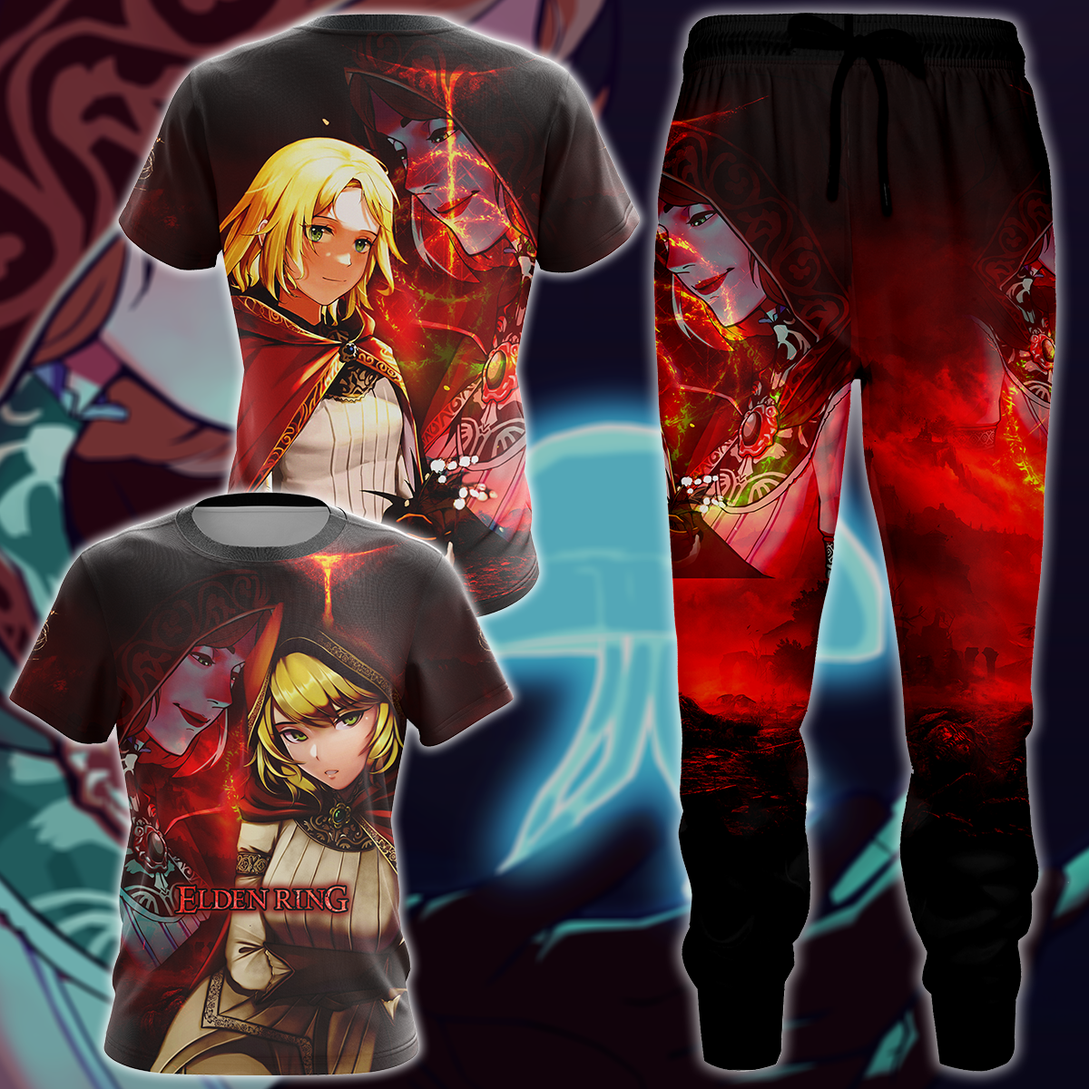 Elden Ring Roderika Video Game 3D All Over Print T-shirt Tank Top Zip Hoodie Pullover Hoodie Hawaiian Shirt Beach Shorts Jogger