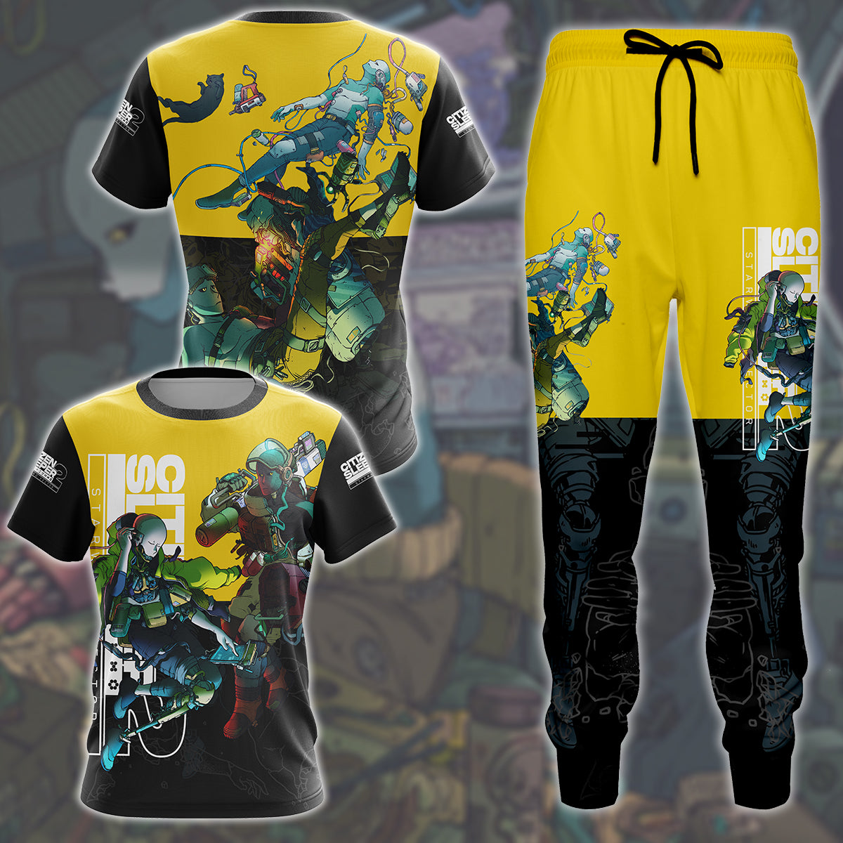 Citizen Sleeper 2: Starward Vector Video Game All Over Printed T-shirt Tank Top Zip Hoodie Pullover Hoodie Hawaiian Shirt Beach Shorts Joggers