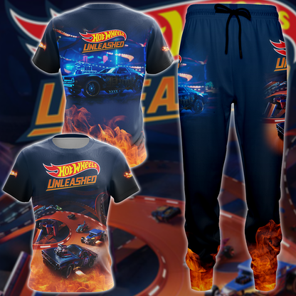 Hot Wheels Unleashed Video Game 3D All Over Print T-shirt Tank Top Zip Hoodie Pullover Hoodie Hawaiian Shirt Beach Shorts Jogger