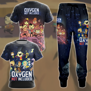 Oxygen not Included Video Game All Over Printed T-shirt Tank Top Zip Hoodie Pullover Hoodie Hawaiian Shirt Beach Shorts Joggers