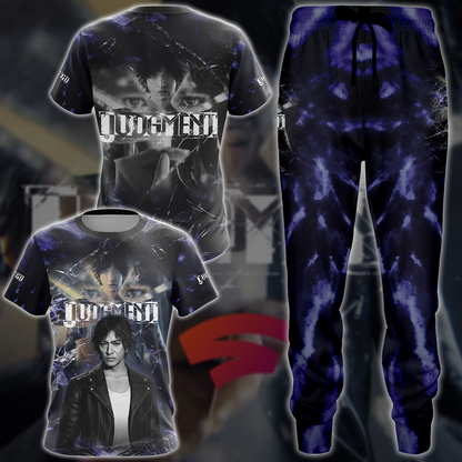 Judgment Video Game 3D All Over Printed T-shirt Tank Top Zip Hoodie Pullover Hoodie Hawaiian Shirt Beach Shorts Jogger