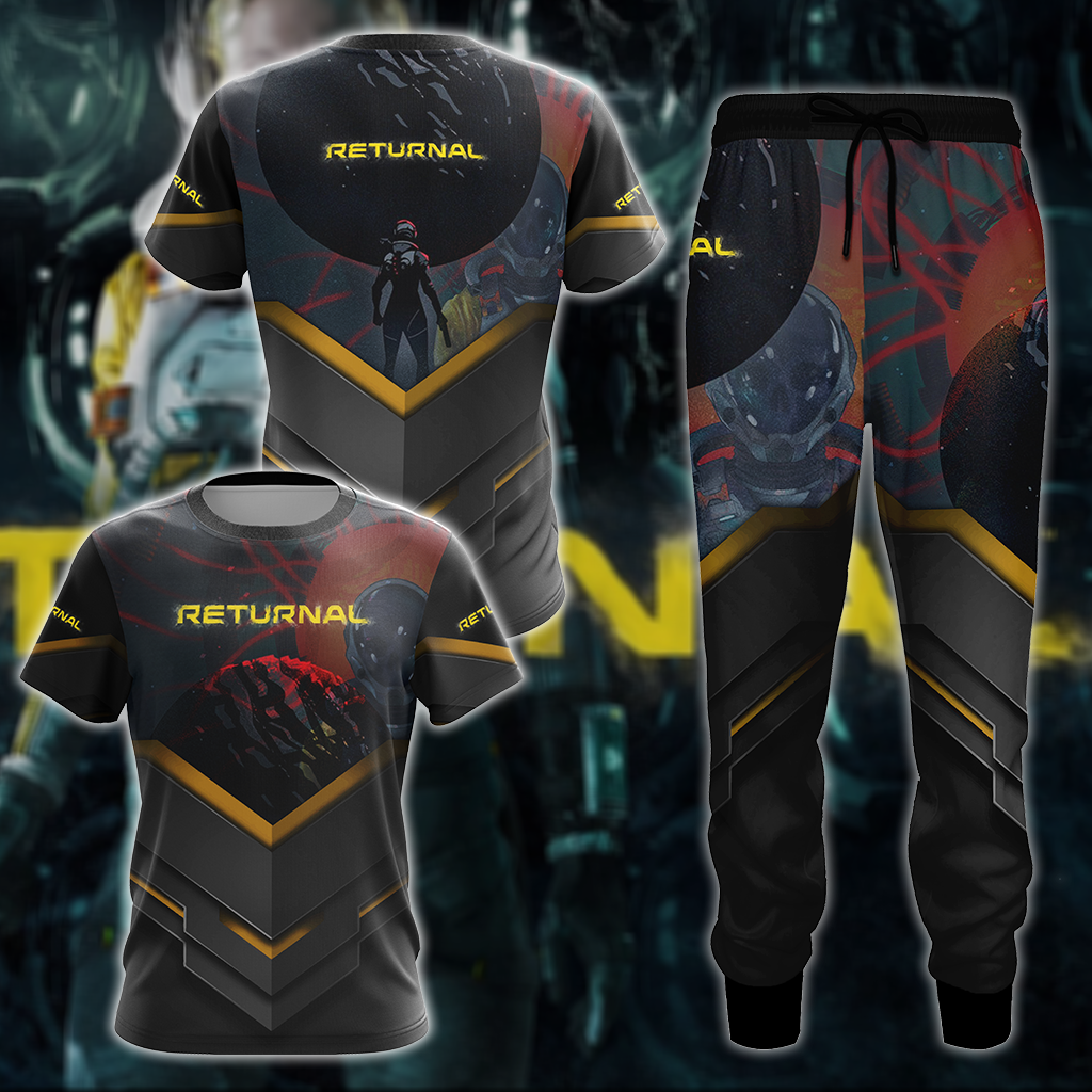 Returnal 3D All Over Print T-shirt Tank Top Zip Hoodie Pullover Hoodie Hawaiian Shirt Beach Shorts Jogger