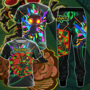 Psychonauts 2 3D All Over Print T-shirt Tank Top Zip Hoodie Pullover Hoodie Hawaiian Shirt Beach Shorts Jogger   