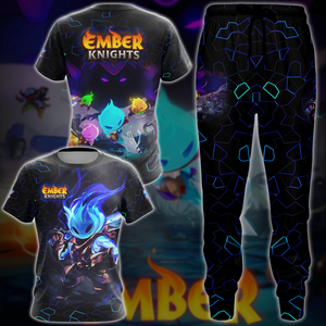 Ember Knights Video Game 3D All Over Printed T-shirt Tank Top Zip Hoodie Pullover Hoodie Hawaiian Shirt Beach Shorts Jogger   