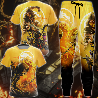 Mortal Kombat Video Game 3D All Over Print T-shirt Tank Top Zip Hoodie Pullover Hoodie Hawaiian Shirt Beach Shorts Jogger