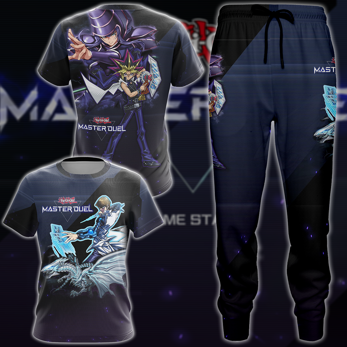 Yu-Gi-Oh! Master Duel Video Game 3D All Over Printed T-shirt Tank Top Zip Hoodie Pullover Hoodie Hawaiian Shirt Beach Shorts Jogger