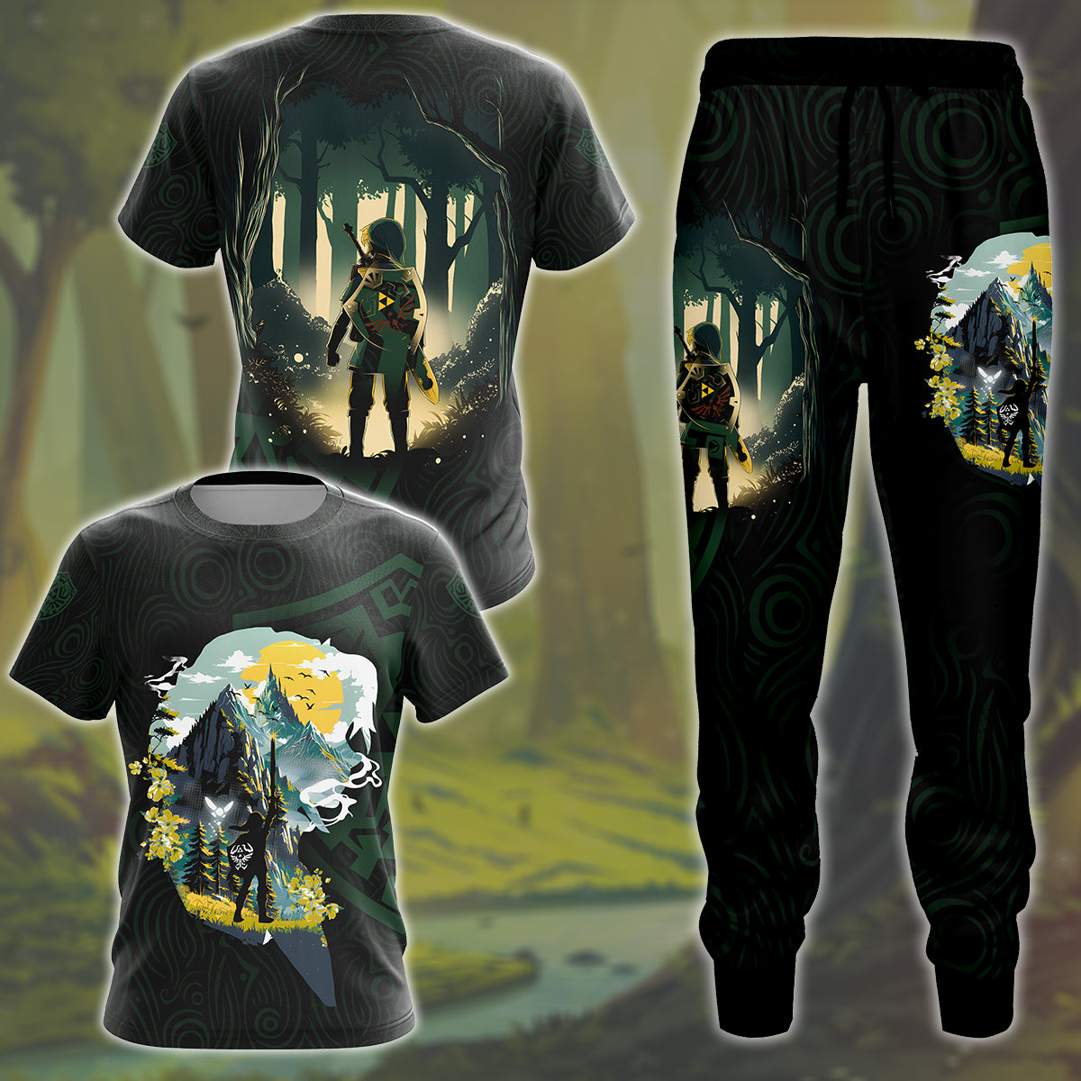 The Legend of Zelda Ballad Of The Hero Video Game All Over Printed T-shirt Tank Top Zip Hoodie Pullover Hoodie Hawaiian Shirt Beach Shorts Joggers