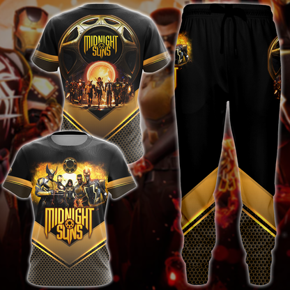 Midnight Suns Video Game 3D All Over Printed T-shirt Tank Top Zip Hoodie Pullover Hoodie Hawaiian Shirt Beach Shorts Jogger