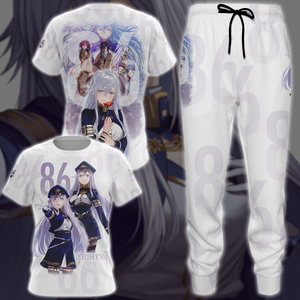 86 Eighty-Six Anime Anime Manga 3D All Over Print T-shirt Tank Top Zip Hoodie Pullover Hoodie Hawaiian Shirt Beach Shorts Jogger   