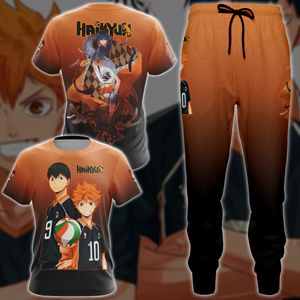 Haikyuu Anime Anime Manga 3D All Over Printed T-shirt Tank Top Zip Hoodie Pullover Hoodie Hawaiian Shirt Beach Shorts Jogger   