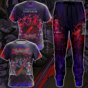 Yu-Gi-Oh! Archfiend Emperor Video Game 3D All Over Print T-shirt Tank Top Zip Hoodie Pullover Hoodie Hawaiian Shirt Beach Shorts Jogger   