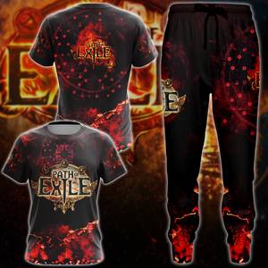 Path Of Exile Video Game 3D All Over Print T-shirt Tank Top Zip Hoodie Pullover Hoodie Hawaiian Shirt Beach Shorts Jogger   