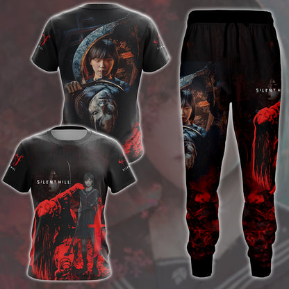 Silent Hill F Video Game All Over Printed T-shirt Tank Top Zip Hoodie Pullover Hoodie Hawaiian Shirt Beach Shorts Joggers
