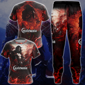 Castlevania Video Game 3D All Over Printed T-shirt Tank Top Zip Hoodie Pullover Hoodie Hawaiian Shirt Beach Shorts Jogger   